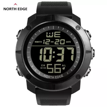 North EDGE TANK уличные водонепроницаемые спортивные мужские цифровые часы военные водонепроницаемые многофункциональные лучшие часы для мужчин