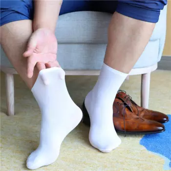 Носки мужские короткие эластичные, 1 пара