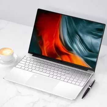 Ноутбук на Windows 11 10 Pro с разблокировкой по отпечатку пальца, экран 15,6 дюйма, ОЗУ 12 Гб, IPS-экран, Intel Celeron J4125, Bluetooth клавиатура с подсветкой