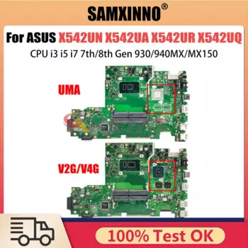 Ноутбук X542UA Материнская плата ASUS X542UR X542URR X542UQ X542UF X542URV X542UA, материнская плата i3 i5 i7 CPU UMA 930MX 940MX MX150