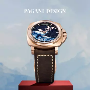НОВИНКА 2024 PAGANI DESIGN, модные мужские механические часы премиум-класса с сапфировым стеклом, водонепроницаемые наручные часы 100 м, Reloj Hombre