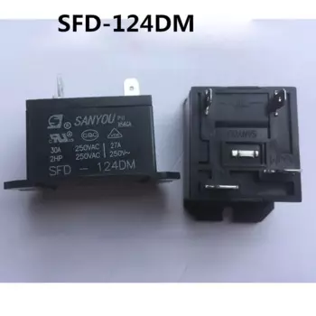 НОВОЕ силовое реле SFD-124DM SFD124DM 24 В постоянного тока 24 В постоянного тока 24 В 30 А 250 В переменного тока 4 контакта