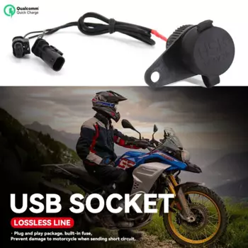 НОВЫЕ детали мотоцикла, двойная розетка USB для BMW R1200GS LC adventure F900 XR K1600GT GTL S1000XR R nineT R9T K 1300 GT/S