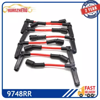 НОВЫЙ комплект проводов свечей зажигания 9748RR 9351593 Подходит для Chevrolet Corvette SSR GTO Silverado Tahoe Cadillac Escalade GMC Hummer V8