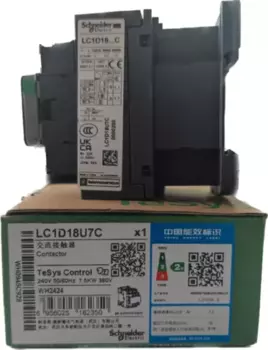 НОВЫЙ контактор Schneider LC1D18U7C LC1D18U7C с катушкой 240 В переменного тока, 50/60 Гц