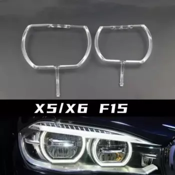 Новая акриловая трубка для фар, дневные ходовые огни для BMW X5 F15 X6 F16 2014 2015 2016 2017 2018