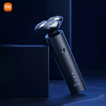 Новая электробритва XIAOMI Mijia S301, Умная машинка для быстрого бритья со светодиодным дисплеем, перезаряжаемая бритва с двумя передачами и Type-C, триммер для бороды
