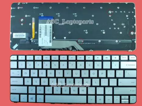 Новая английская клавиатура QWERTY для HP 13-4001dx 13-4002dx 13-4003dx 13-4005dx 13-4101dx 13-4102dx 13-4103dx 13-4105dx с серебристой подсветкой