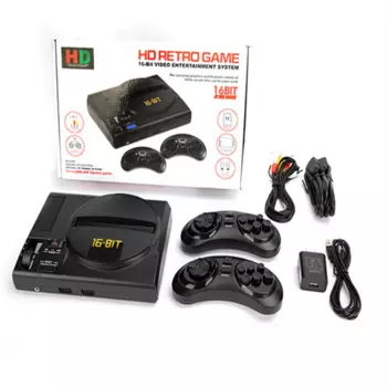 Новая беспроводная HD Ретро ТВ игровая консоль для Genesis для MegaDrive, 16 бит игр, поддержка TF-карты, 500 игр и картриджей