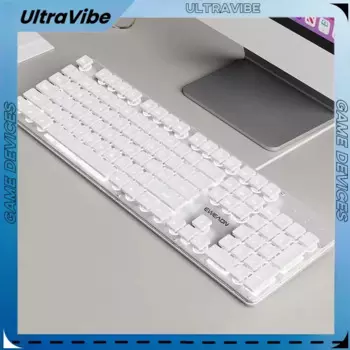 Новая бесшумная клавиатура Forerunner Gx710, материал ABS, офисная проводная удобная механическая сенсорная клавиатура, набор игровой эргономики