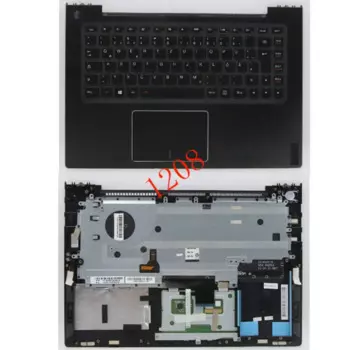 Новая C-Обложка с клавиатурой для ноутбука Lenovo LZ9, верхний корпус, черный w/KB(BL)-Ger 90203160