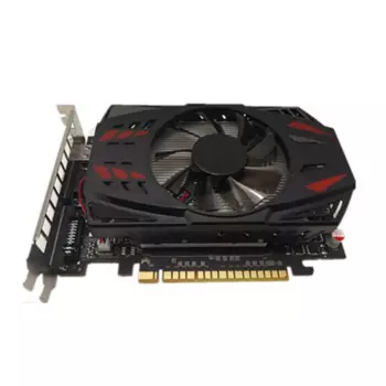Новая графическая карта GTX750TI DDR5 с одним вентилятором, графическая карта для офисного компьютера, все в одном, ЖК-дисплей высокой четкости, Прямая поставка