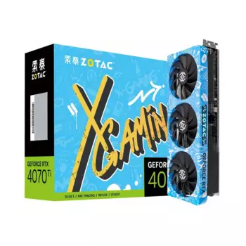 Новая игровая видеокарта ZOTAC RTX 4070 Ti-12 ГБ X-GAMING OC GDDR6X RTX 4070 Ti GPU