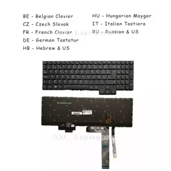 Новая клавиатура BE CZ FR DE HB HU IT RU для Lenovo ideapad Gaming 3-15IHU6D 82MJ 3-15IHU6 82K2 3-15ACH6D 82 мг RGB подсветка