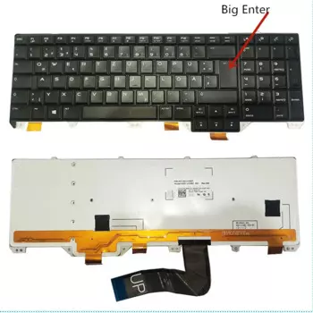 Новая клавиатура для ноутбука Dell M17X R5 M17X R6 17 R1 P18E