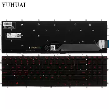 Новая клавиатура для ноутбука в США для Dell PK131QP1B00 NSK-EC1BC 01 03R0JR клавиатура с красной подсветкой