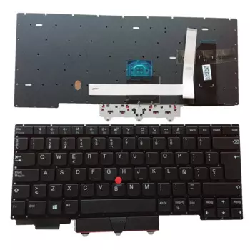 Новая клавиатура с испанской раскладкой для Lenovo Thinkpad E14 Gen 2 (20T6 20T7 20TA 20 ТБ) без рамки
