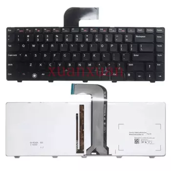 Новая клавиатура с подсветкой для Dell M421R N4110 N4040 N4050 M4120 M4040 M4050 14VR