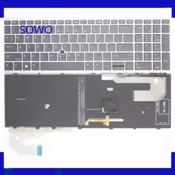Новая клавиатура с подсветкой для HP 855 850 G5 G6 750 755 G5 Zbook15U G5 G6