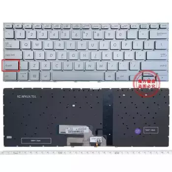 Новая клавиатура US для ASUS ZenBook flip 14 UX462 UX462DA UX462D UX462F UX462FA UM462 подсветка клавиатуры ноутбука