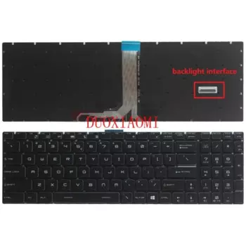 Новая клавиатура US для MSI GE63 GE73 GX63VR GE73VR GT63 MS-16P1 RGB с подсветкой