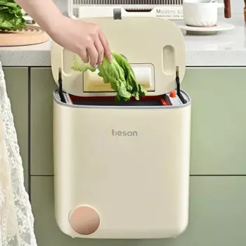 Новая кухонная корзина для мусора, подвесная корзина для туалетной бумаги, водонепроницаемое ведро для туалета, настенная упаковка