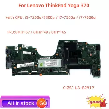 Новая материнская плата для ноутбука ThinkPad Yoga 370. Несколько дополнительных заменяемых SN LA-E291P LA-E292P FRU PN 01HY157 CPU i5 i7 UMA.