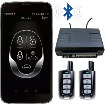 Новая односторонняя Автомобильная сигнализация с Bluetooth, автоматизация центрального замка, бесплатное приложение, простая установка