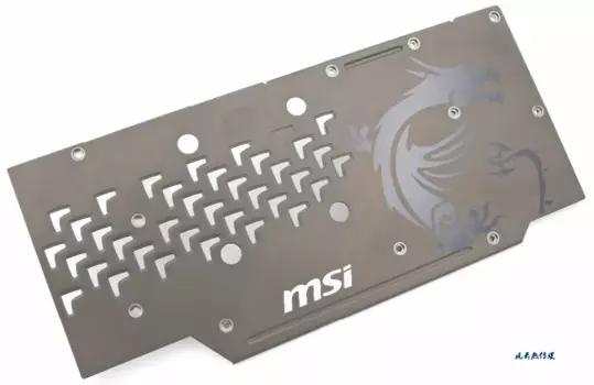 Новая Оригинальная игровая бронированная Видеокарта MSI GTX1080 GTX1070 GTX1060, задняя панель с крепежными винтами