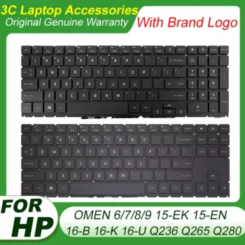 Новая Оригинальная клавиатура для HP OMEN 6/7/8/9 15-EK 15-EN 16-B 16-K 16-U стандартная клавиатура для ноутбука с RGB Подсветкой