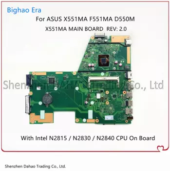 Новая оригинальная материнская плата для ноутбука ASUS X551MA X551M с процессором Intel N2815/N2840/N3540 DDR3 X551MA материнская плата 100% полностью протестирована