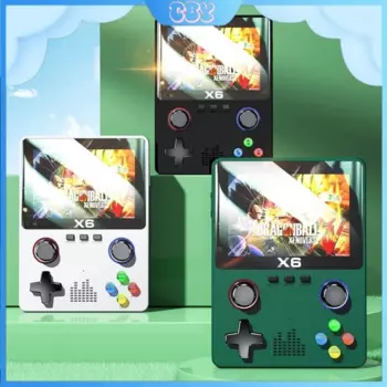 Новая портативная игровая консоль X6 с ТВ-ручкой, двойной 3d Рокер, маленький цветной экран высокой четкости и мощный Срок службы батареи
