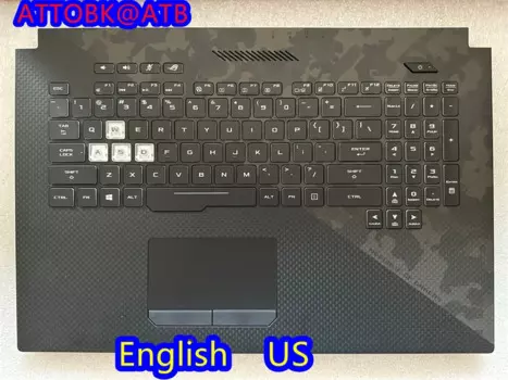 Новая русская/английская клавиатура для ноутбука ASUS ROG Strix Scar II GL704 PLUS S7CM GL704G GL704GM GL704GW GL704GV с подсветкой