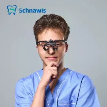 Новая стоматологическая лупа schnewis, Стоматологическая хирургическая лупа, Оптическая лупа x мм, стоматологическая лабораторная бинокулярная увеличительная линза