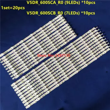 Новая светодиодная лента 20 шт для UN60JS700D UN60JS8000 UN60KU6300 KQ601R3HA6K UE60JU6800 UE60JU6870 UA60JS7200 UE60JU6850 UE60JU6875