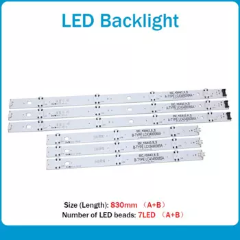 Новая светодиодная лента для подсветки LG 43UJ6300, 12 шт, 43uk6300eulc43490087a LC43490088A LC43490077A LC43490078A SSC_43UJ63_A