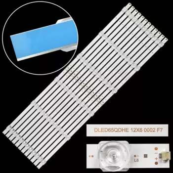 Новая светодиодная лента подсветки для K65USG DLED65QDHE 12X6 0002