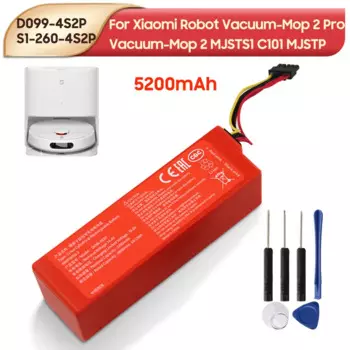Новая запасная аккумуляторная батарея для робота Xiaomi Mi Vacuum-Mop 2 Pro Vacuum-Mop 2 MJSTS1 C101 MJSTP 5200 мАч