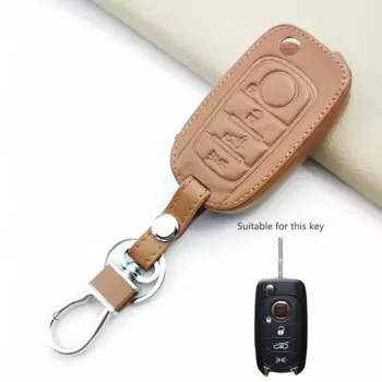 Новинка 100%, Кожаный Автомобильный ключ, чехол для FIAT 500, панда, Stilo Punto, Doblo Grande, Bravo 500, Ducato, микроавтобус, автомобильные аксессуары