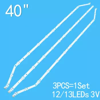Новинка 12/13 г., Светодиодная лента 76 см для Samsung UH40H6203AF 2013SVS40 LM41-00001V BN96 28766A 28767A