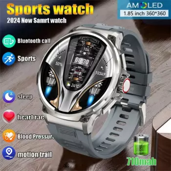 Новинка 1,85, спортивные Смарт-часы, HD Bluetooth Talk, дисплей 400 дюйма, 710 + циферблат, 400 мАч, большой аккумулятор + циферблат, Смарт-часы для Huawei Xiaomi