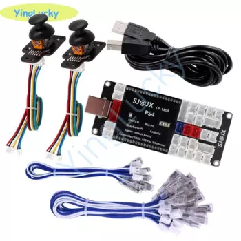 Новинка 2021, usb-контроллер для PS4/PS3/ПК, энкодер, плата преобразования PCB 3d провода для клавиатуры, кабель для аркадного джойстика и кнопки