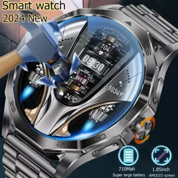 Новинка 2024, 1,8-дюймовые HD Смарт-часы с GPS-треком в Военном Стиле, HD Bluetooth-звонок, аккумулятор большой емкости 1,85 мАч для Huawei Xiaomi