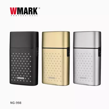 Новинка 2024, электробритва для мужчин, профессиональная электробритва WMARK NG-998, бритва из нержавеющей стали с титановым покрытием и двумя лезвиями