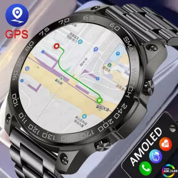 Новинка 2024, мужские умные часы с вызовом Bluetooth 1,43 дюйма, HD дисплей 466*466, спортивные водонепроницаемые Смарт-часы IP68 с отображением времени