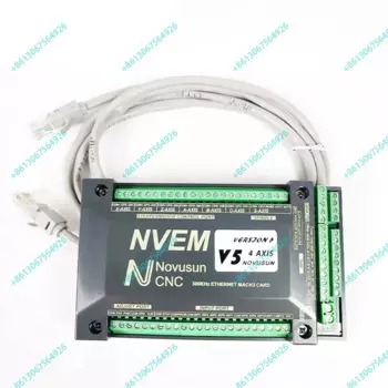 Новинка 2024, новейший ЧПУ контроллер движения NVEM V5 300K, обновленная 3-осевая 4-осевая 5-осевая 6-осевая плата управления mach3, интерфейс Ethernet