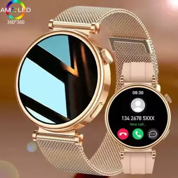 Новинка 2024, оригинальные Смарт-часы для Huawei Xiaomi GT4 Mini, женские Смарт-часы с GPS-треком, AMOLED, 360*360, HD-экран, стандартные Bluetooth-часы для звонков