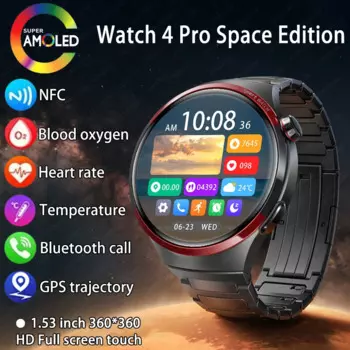 Новинка 2024, Смарт-часы для Huawei GT4Pro, мужские, телефон, GPS-трекер, AMOLED экран 360*360 HD, пульсометр, Bluetooth, Смарт-часы для женщин
