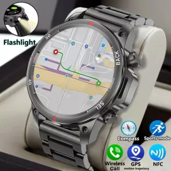 Новинка 2024, умные часы для мужчин, Bluetooth, функция звонков, умные часы для спорта, пульсометр, мониторинг состояния здоровья и температуры, умные часы