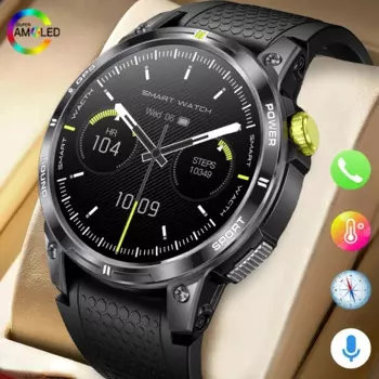 Новинка 2024, умные часы для мужчин с GPS, 1,508 дюйма, AMOLED, 466*466, HD, Bluetooth, Смарт-часы для звонков, подходят для Android, ios, Смарт-часы es